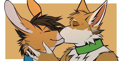 gay furries kissing